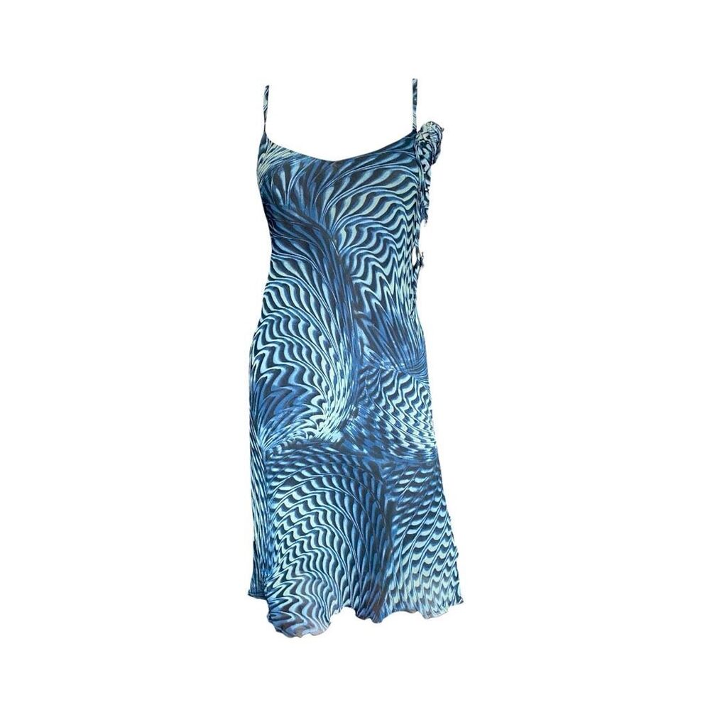 euro y2k vintage siren midi dress